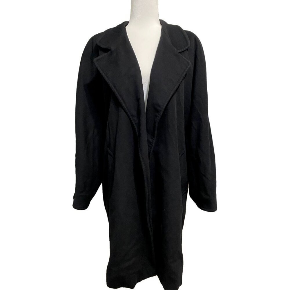 Vintage Searle Blatt Studio 100% Wool Long Overcoat Pea Coat- Women's Size 12